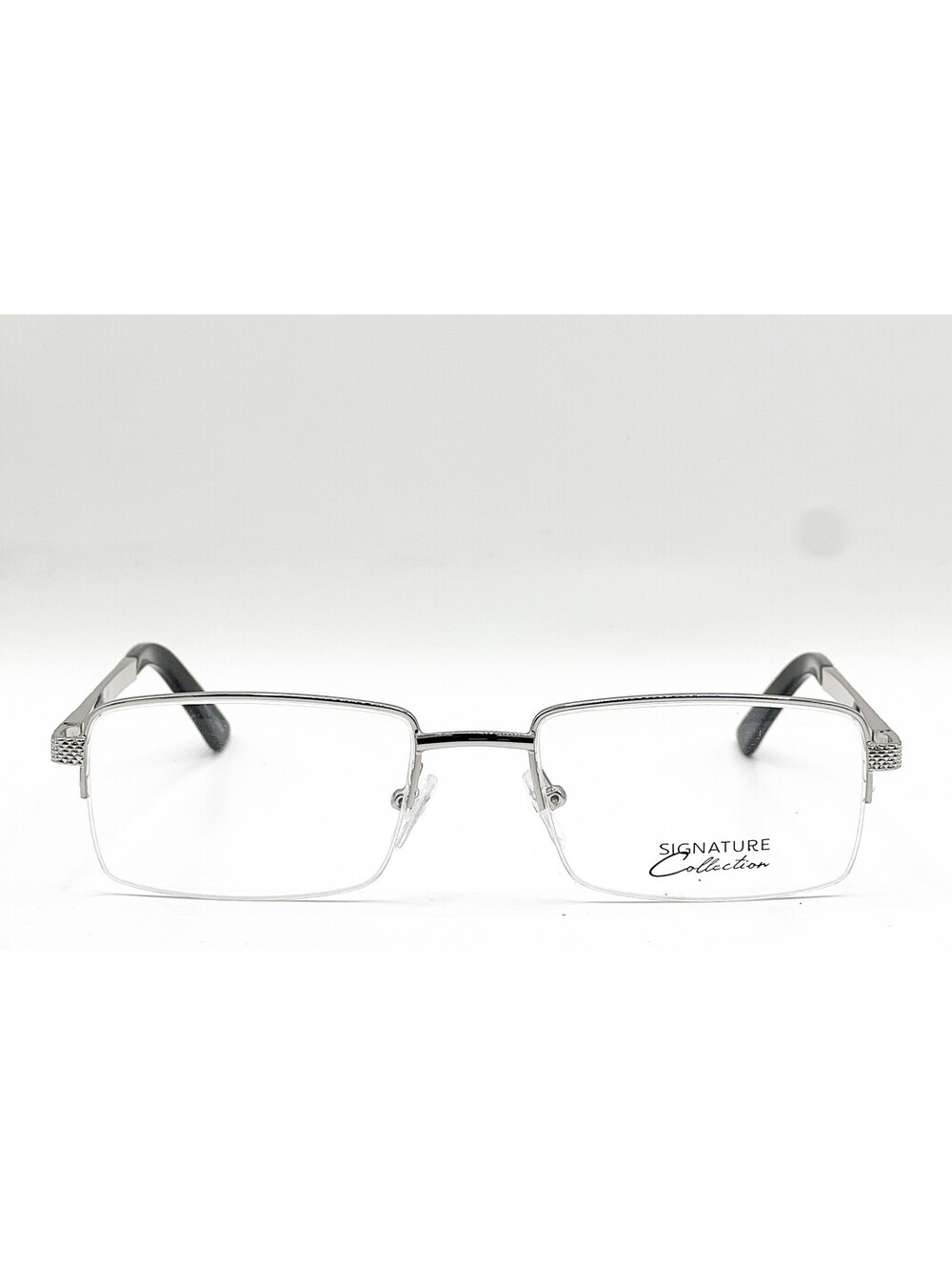 Signature Collection 1132 Silver Authentic Eyeglasses 55-19-140 - Picture 5 of 5